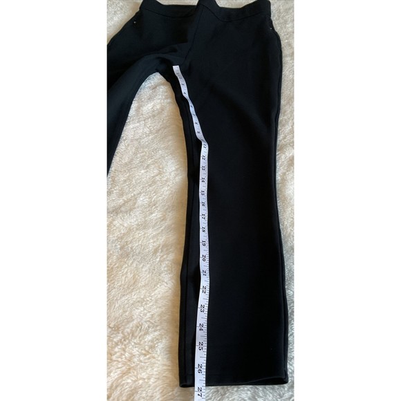 Spanx By Sara Blakely Ankle Leggings Black, Faux Front Pockets Size M. - Picture 6 of 7